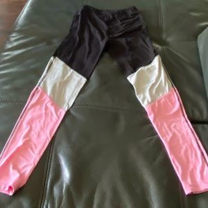 Joe fresh leggings Gray black pink